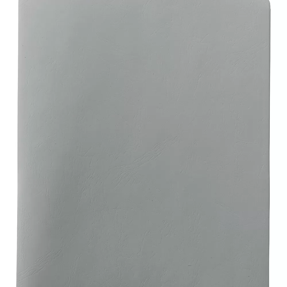 Smead Pocket Folders<Leatherette 2 Pocket Portfolios, Letter, White, 25/Box