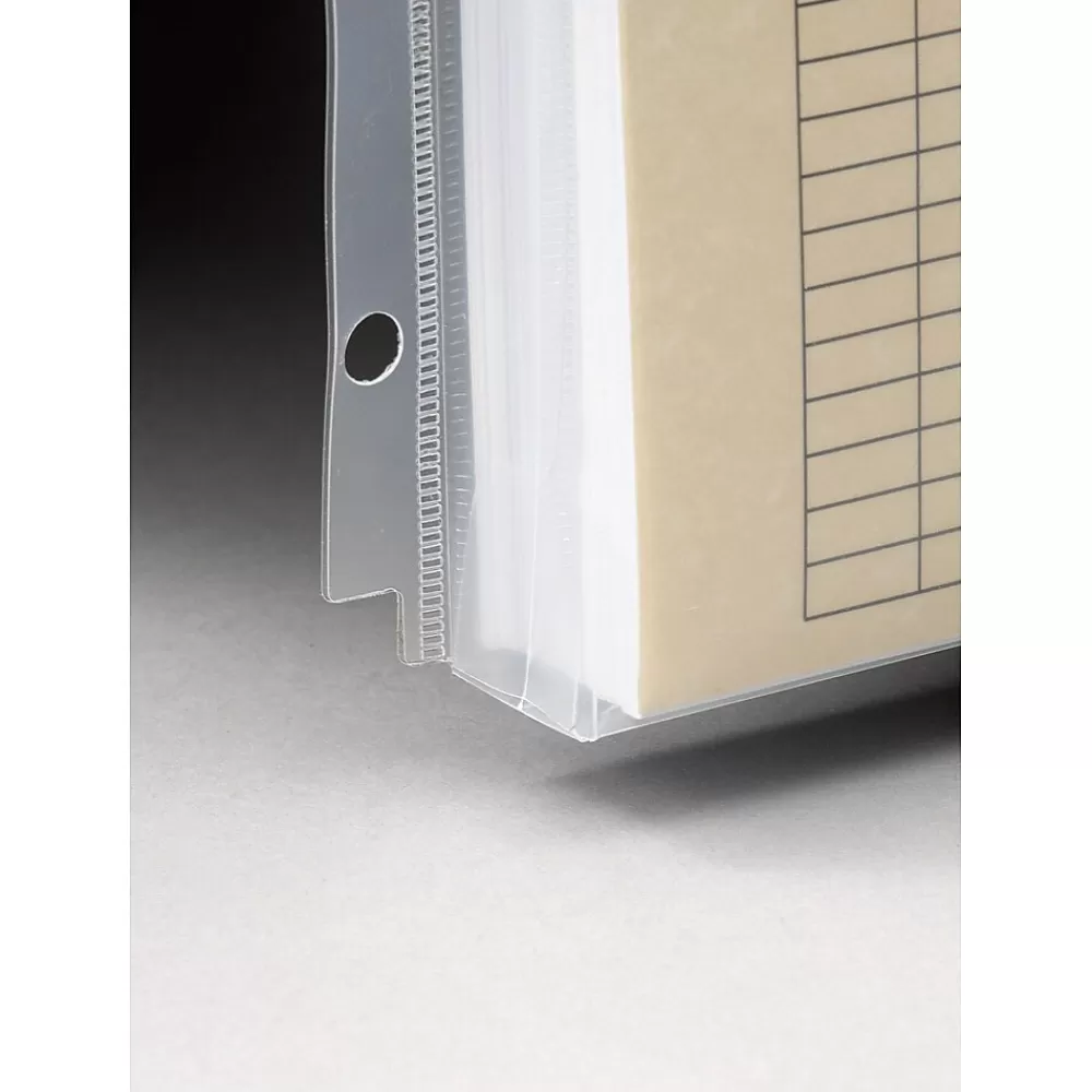 Smead Sheet Protectors<Poly 3-Ring Envelope, 1-1/4" Expansion, Letter, 8-1/2" x 11", Clear, 3 per Pack (89500)