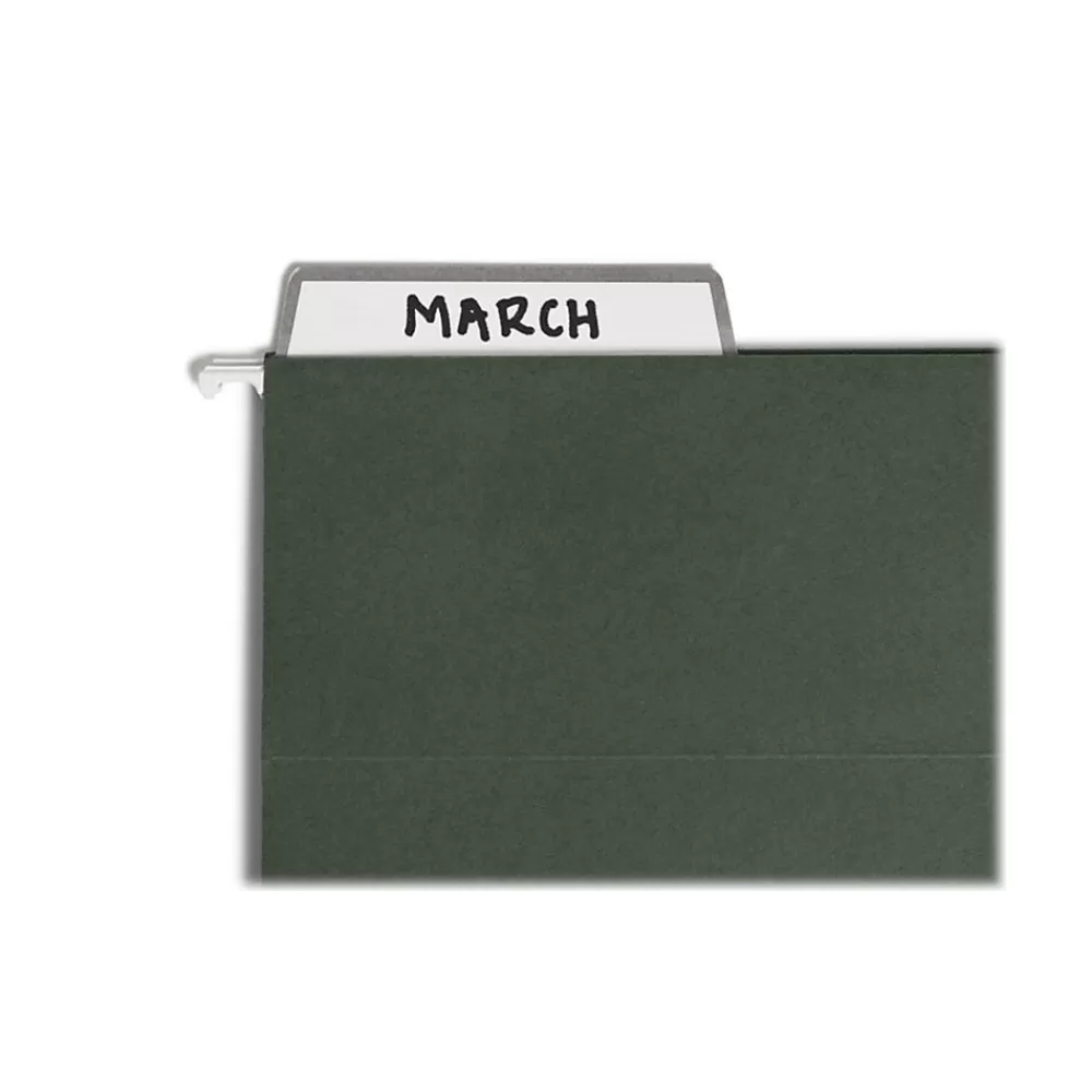 Smead Hanging File Folders<ProTab 100% Recycled Hanging File Folder, 3-Tab, Letter Size, Standard Green, 20/Box (64195)