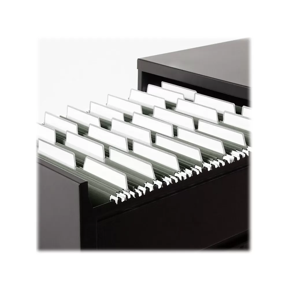 Smead Hanging File Folders<ProTab 100% Recycled Hanging File Folder, 3-Tab, Letter Size, Standard Green, 20/Box (64195)