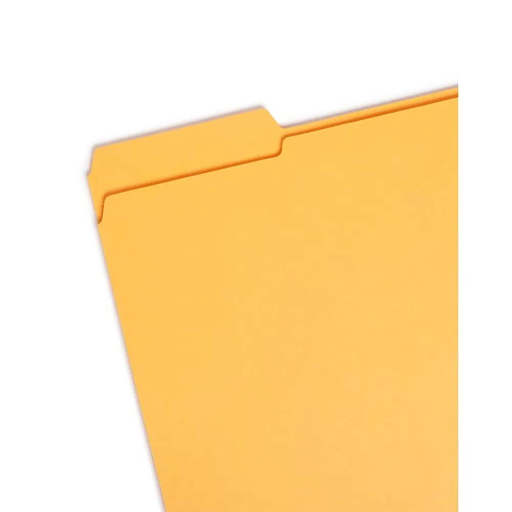 Smead File Folders<Reinforced File Folder, 3 Tab, Letter Size, , 100/Box (12234)