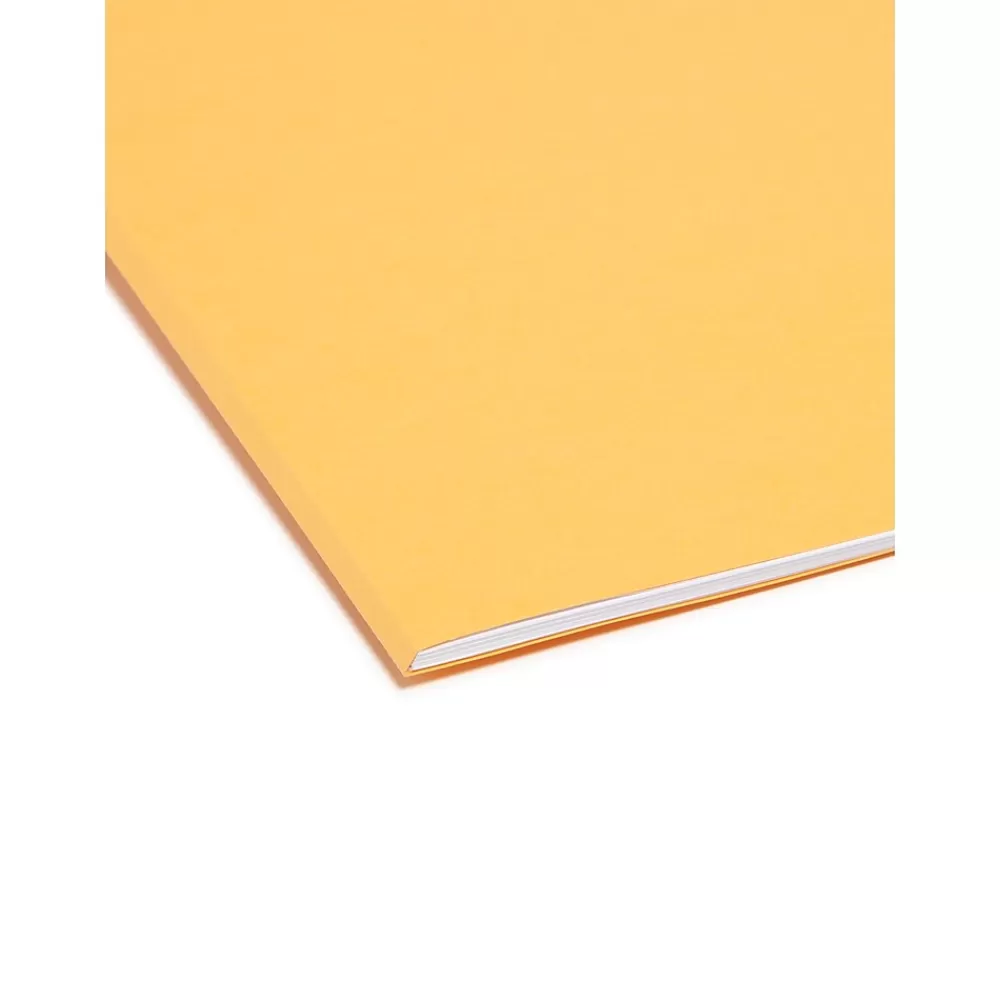 Smead File Folders<Reinforced File Folder, 3 Tab, Letter Size, , 100/Box (12234)