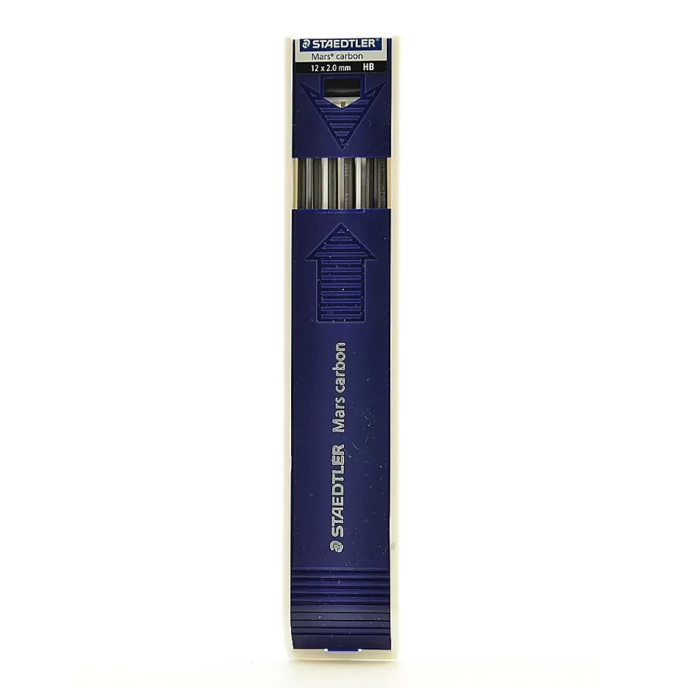 Staedtler Pencils<Mars Lumograph Lead Refill, 2mm, 12/Leads (68696)