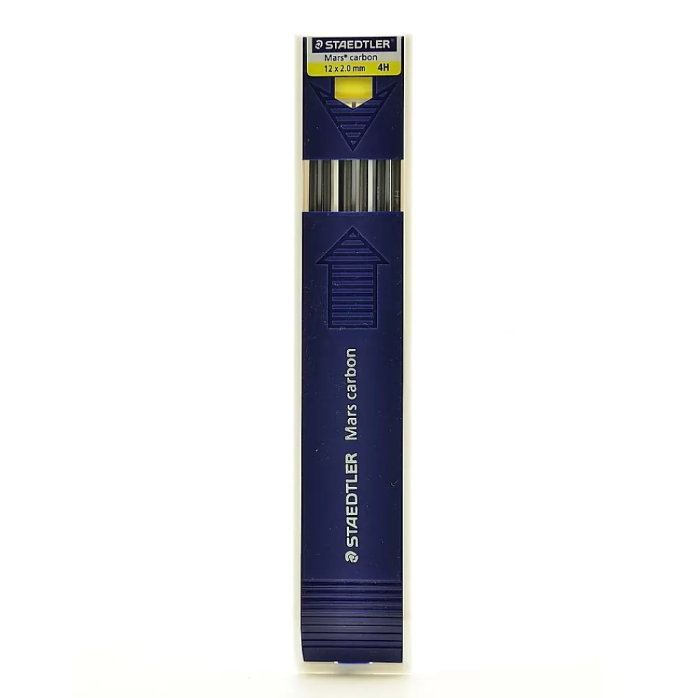 Staedtler Pencils<Mars Lumograph Lead Refill, 2mm, 12/Leads, 2/Pack (69803-PK2)