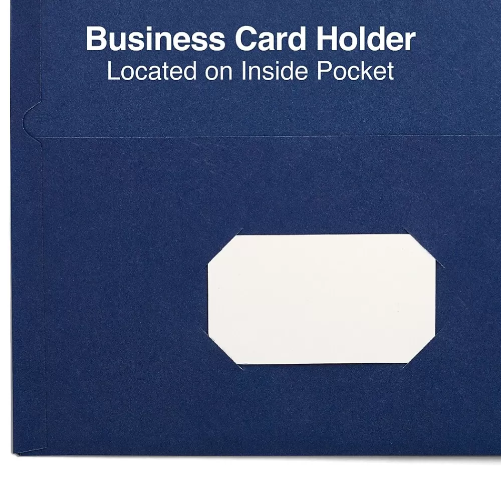 Staples Pocket Folders<10% Recycled Smooth 2-Pocket Paper Presentation Folder, , 10/Pack (ST13377)