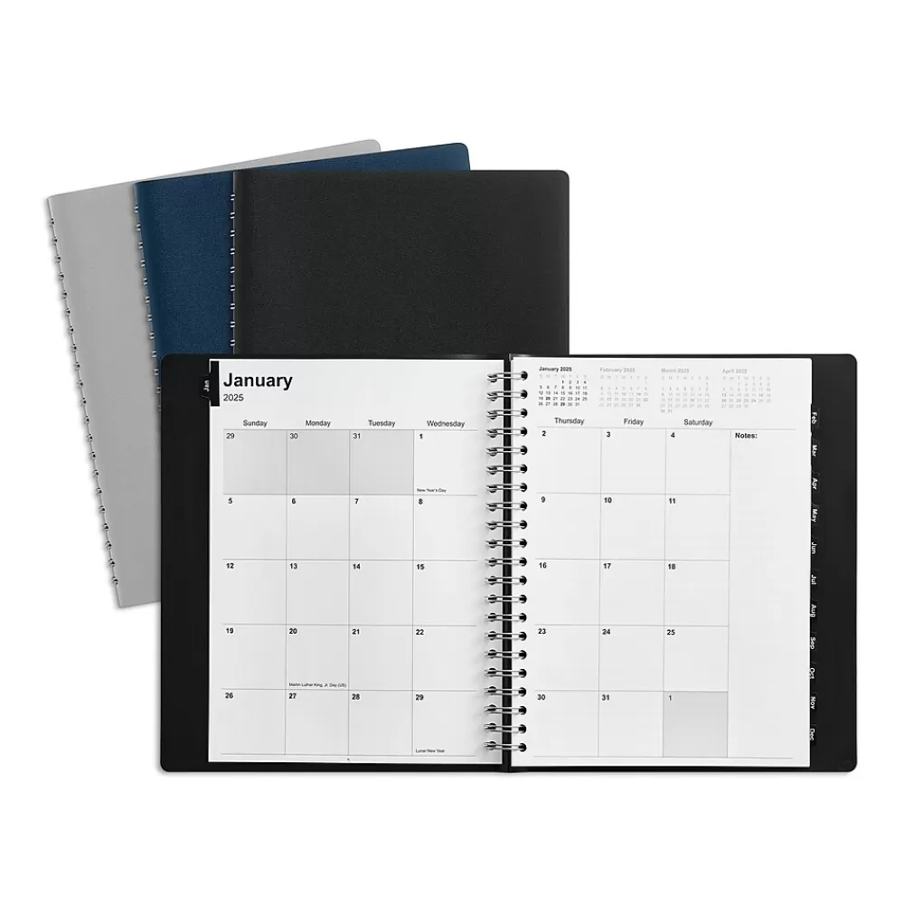 Staples 2025 Planners<2025 8" x 11" Daily Appointment Book, Assorted Colors (ST12934-25)