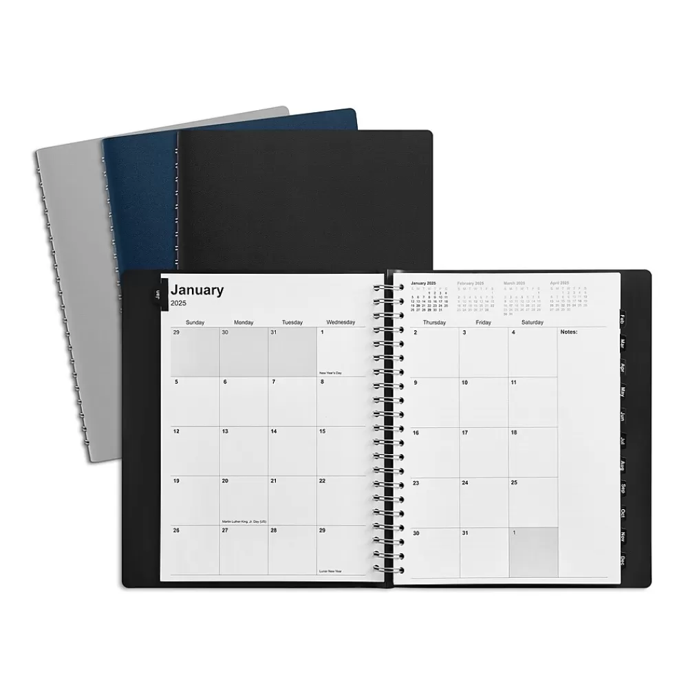 Staples 2025 Planners<2025 8" x 11" Four-Person Daily Appointment Book, Assorted Colors (ST12935-25)