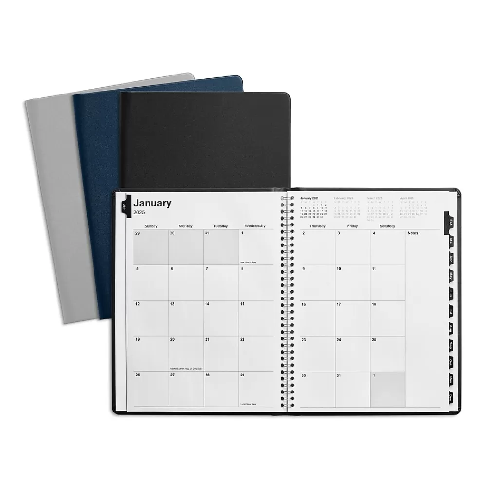 Staples 2025 Planners<2025 8" x 11" Monthly Planner, Assorted Colors (ST19504-25)