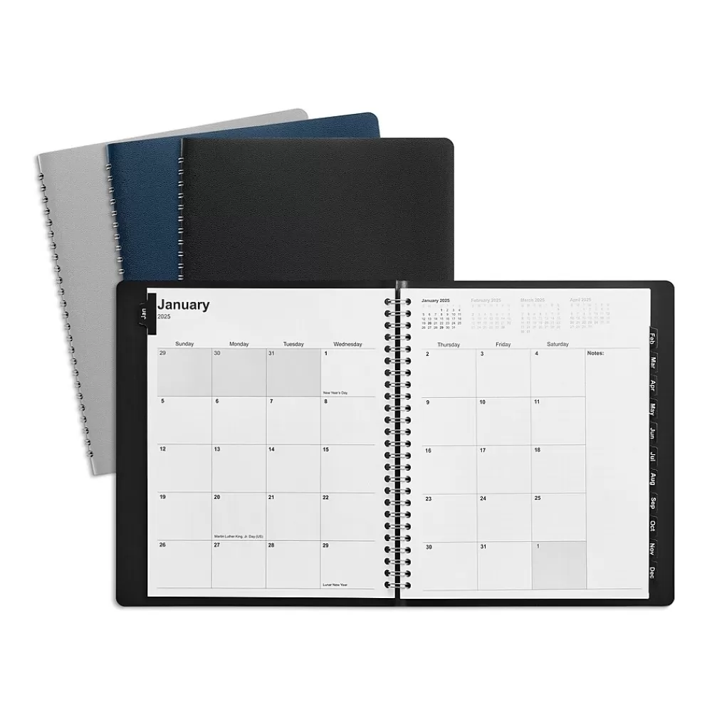 Staples 2025 Planners<2025 7" x 9" Weekly & Monthly Appointment Book, Assorted Colors (ST58447-25)