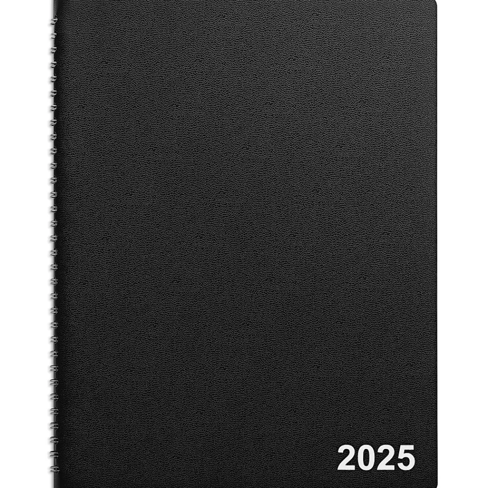 Staples 2025 Planners<2025 8" x 11" Weekly & Monthly Appointment Book, Faux Leather Cover, (TR21494-25)