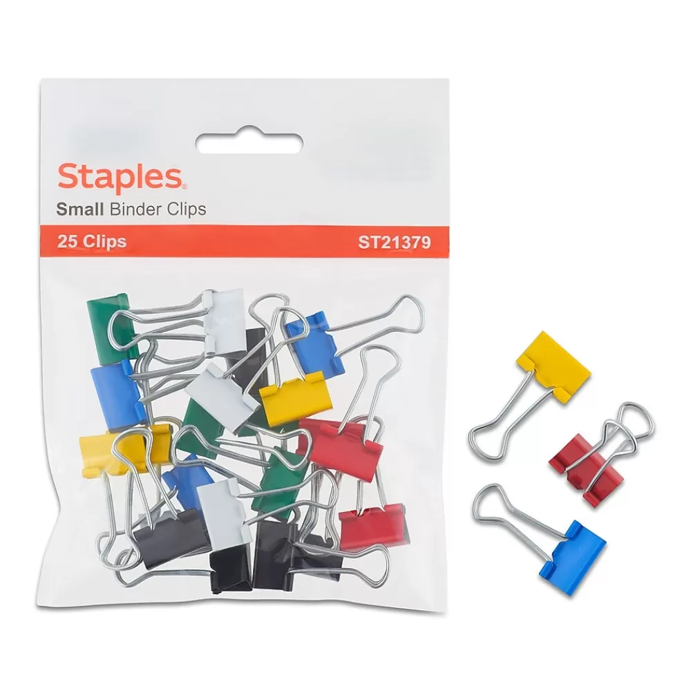 Staples Clips & Fasteners<Binder Clip Small 25 PK - Core