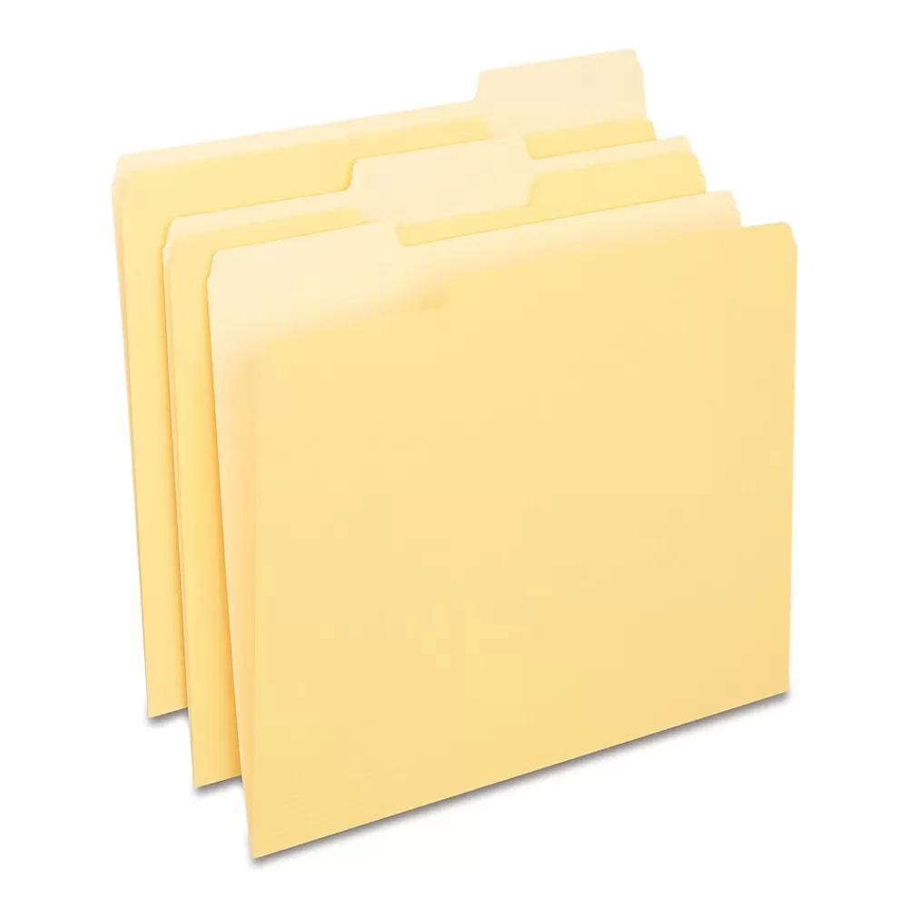 Staples File Folders<File Folders, 1/3-Cut Tab, Letter Size, , 24/Pack (ST13844-CC)