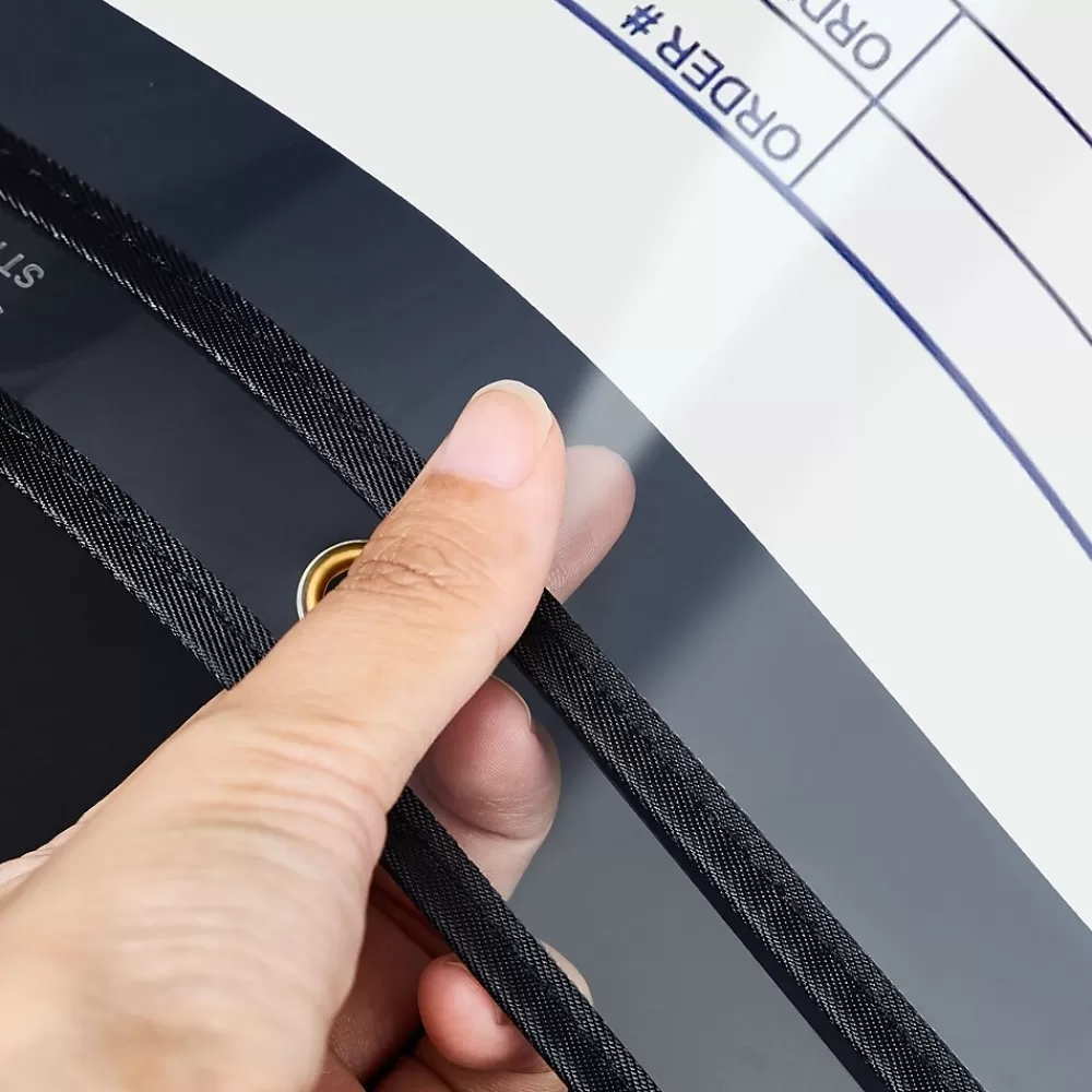 Staples Sheet Protectors<Heavy Weight Stitched Job Ticket Holder, 8.5" x 11", Clear, 25/Pack (17700)