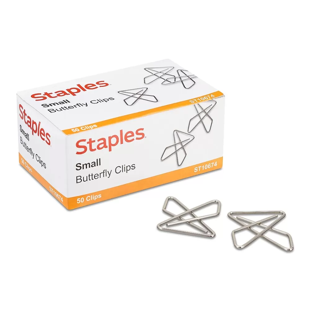 Staples Clips & Fasteners<® Ideal Paper Clips, Small, 50/Box (10674-CC)