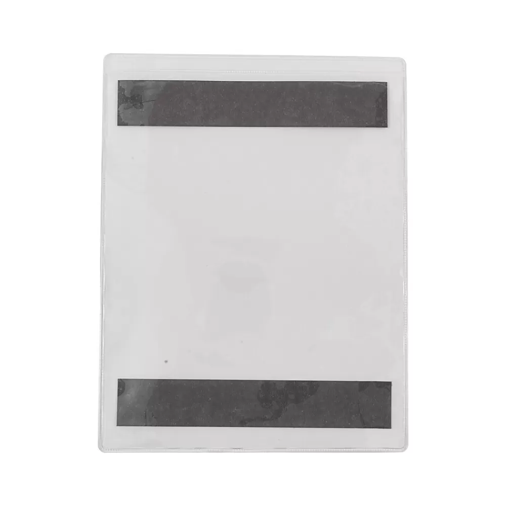 Staples Sheet Protectors<Job Ticket Holders, 9" x 12", Clear, 15/Pack (28516)