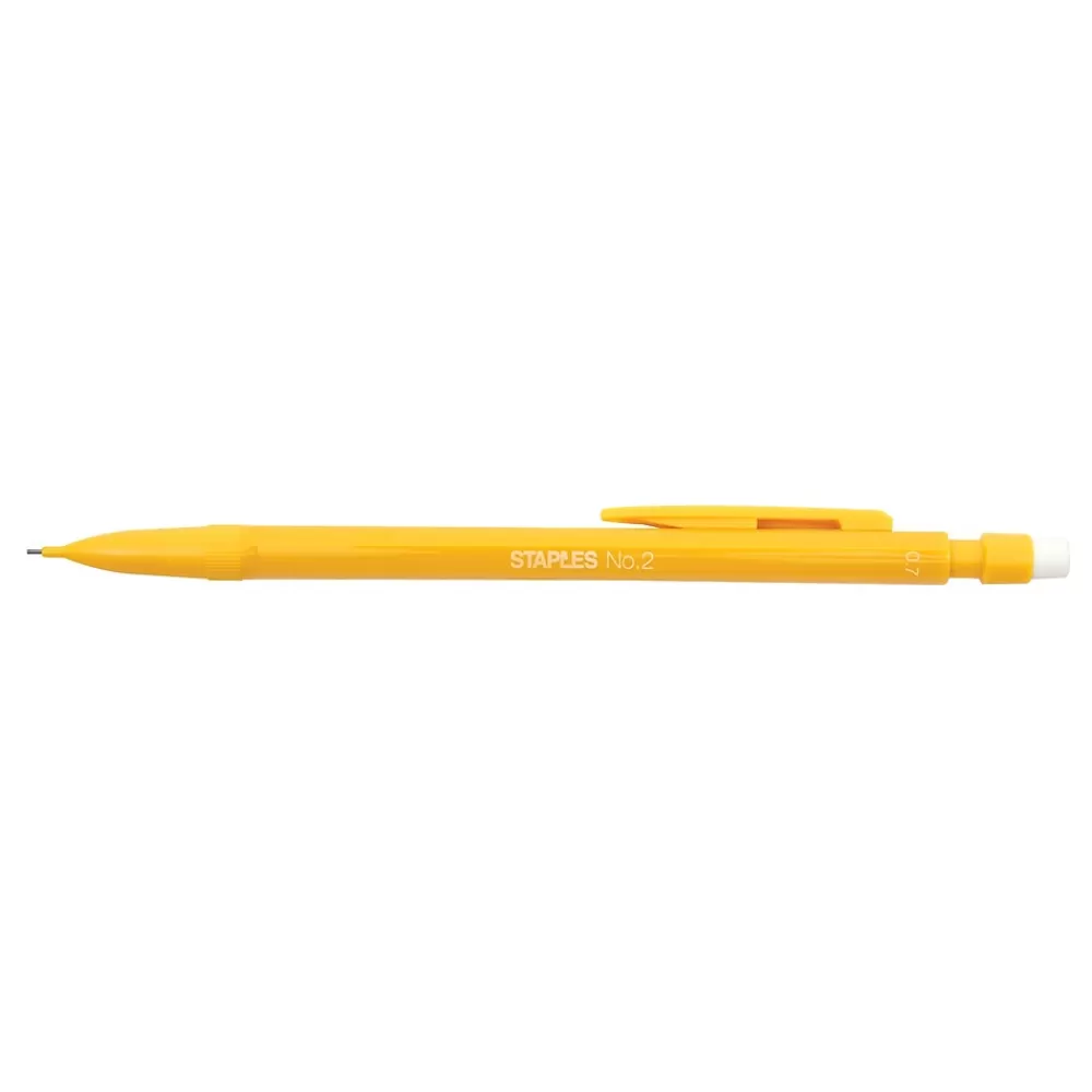 Staples Pencils<Mechanical Pencil, 0.7mm, #2 Medium Lead, 2 Dozen (26930-CC)