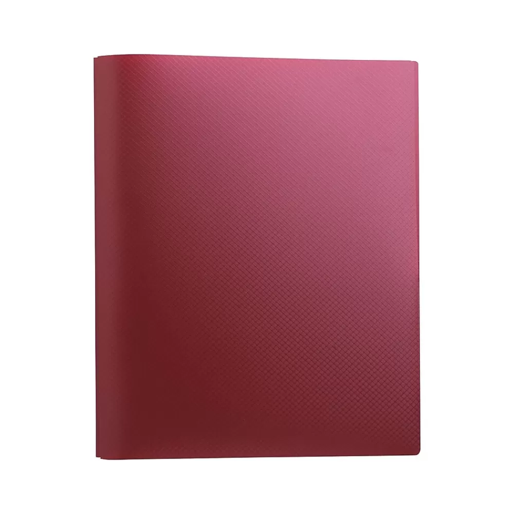 Staples Pocket Folders<2-Pocket Presentation Folder, Burgundy (21611-CC/20649)