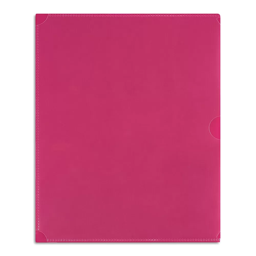 Staples Pocket Folders<Poly 2-Pocket View Folder, Assorted Colors (23868)