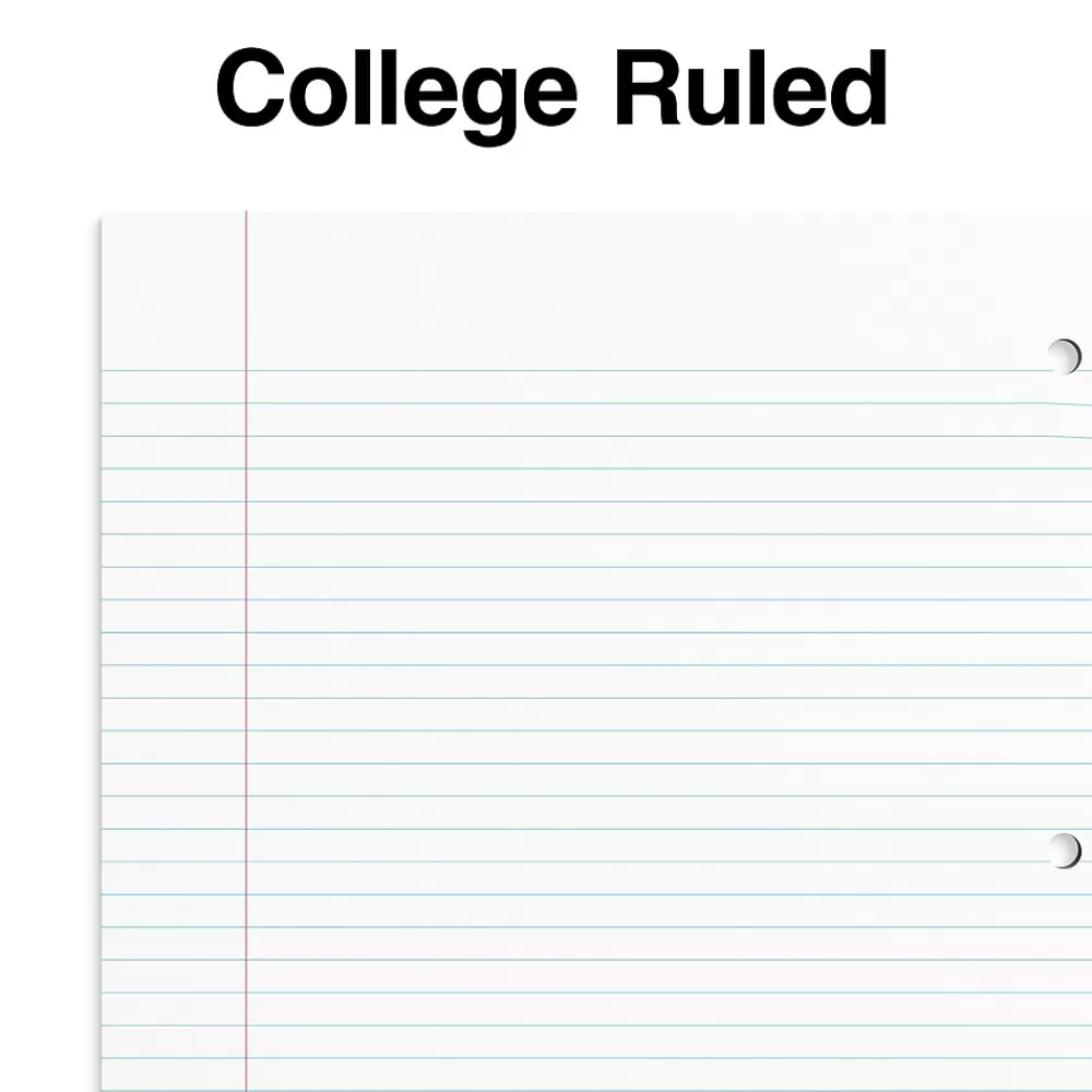 Staples Subject Notebooks<Premium Poly 1-Subject Notebook, 8.5" x 11", College Ruled, 100 Sheets, (ST51451D)