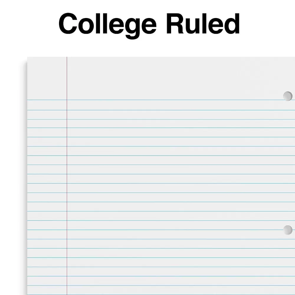 Staples Subject Notebooks<Premium Poly 3-Subject Notebook, 8.5" x 11", College Ruled, 150 Sheets, (ST58315)