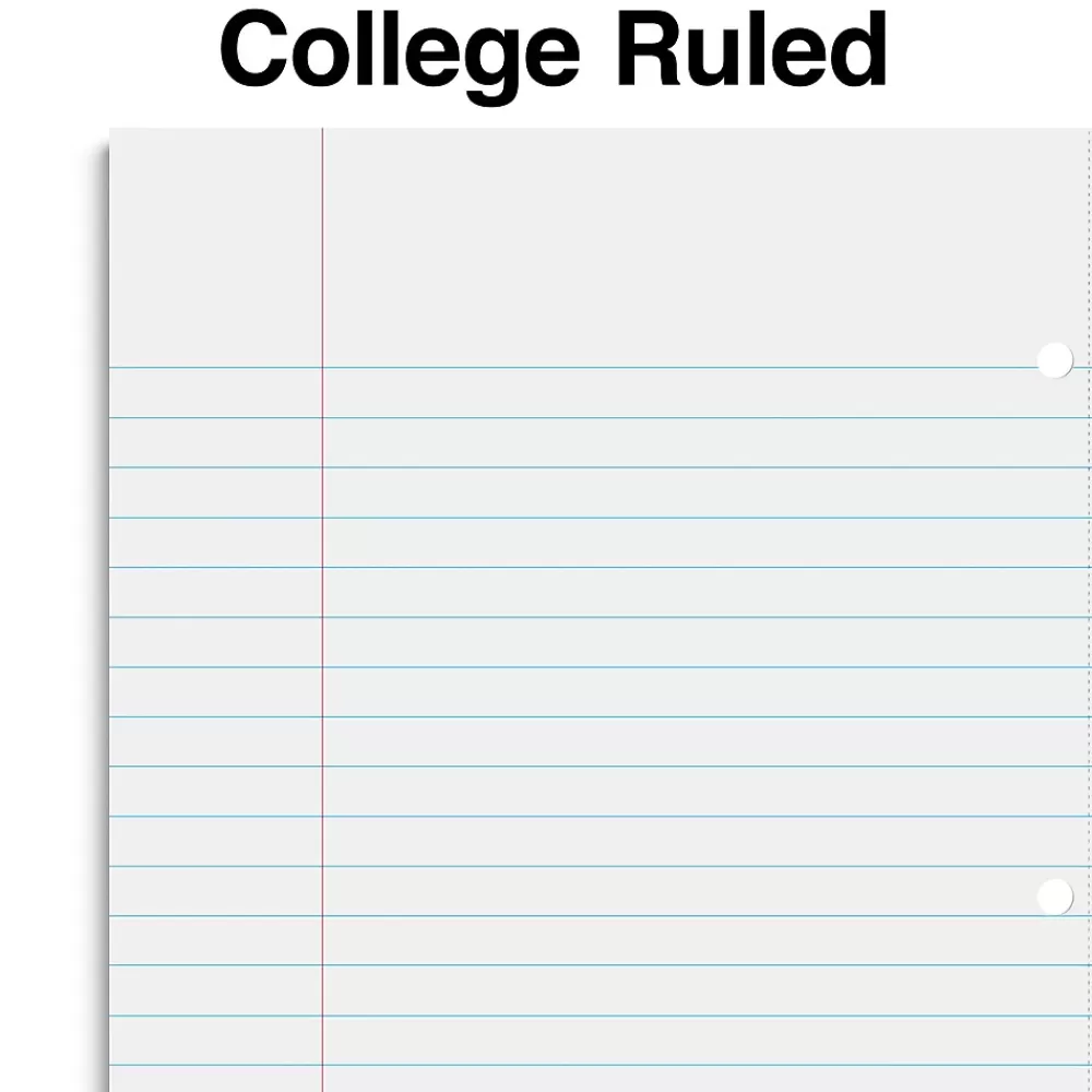 Staples Subject Notebooks<Premium 3-Subject Notebook, 8.5" x 11", College Ruled, 150 Sheets, (ST58329)