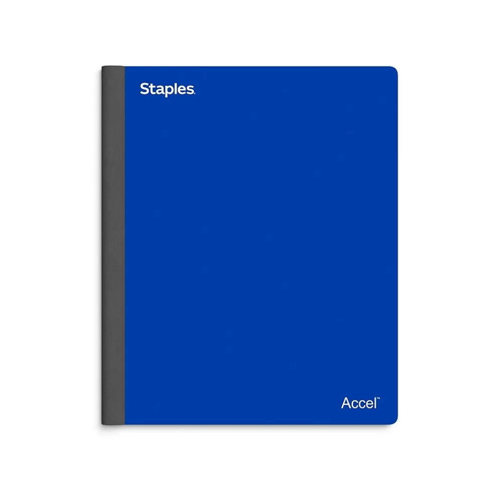 Staples Subject Notebooks<Premium 3-Subject Notebook, 8.5" x 11", College Ruled, 150 Sheets, (ST58330)