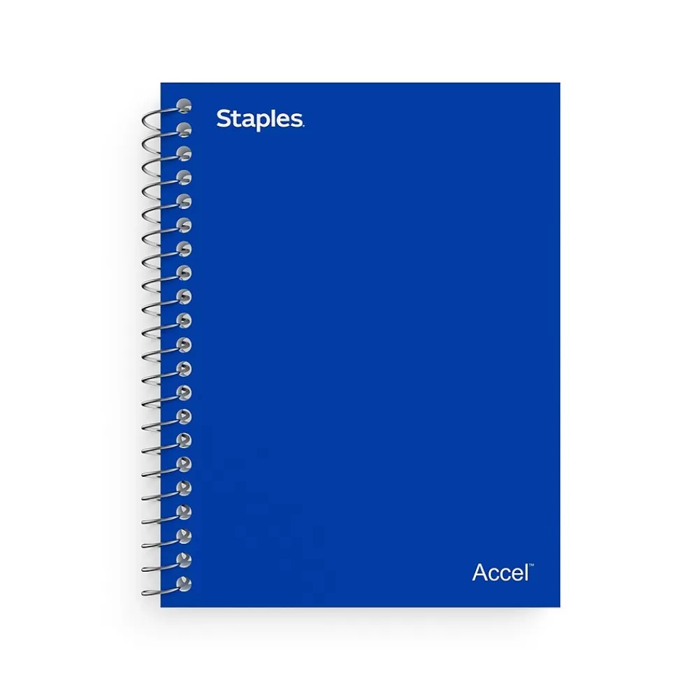 Staples Notebooks<Premium 1-Subject Notebook, 3.5" x 5.5", College Ruled, 200 Sheets, (TR58289)
