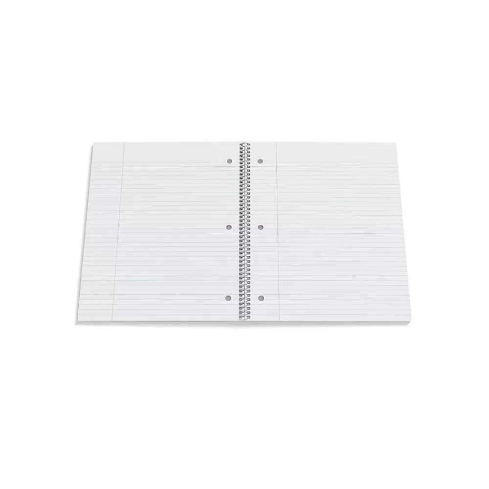 Staples Subject Notebooks<Premium 1-Subject Notebook, 8.5" x 11", College Ruled, 100 Sheets, Pink, 12 Notebooks/Carton (TR51448Ct)