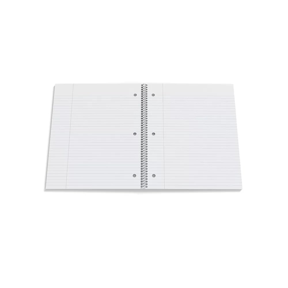 Staples Subject Notebooks<Premium 1-Subject Notebook, 8.5" x 11", College Ruled, 100 Sheets, Purple, 12 Notebooks/Carton (TR20954CT)