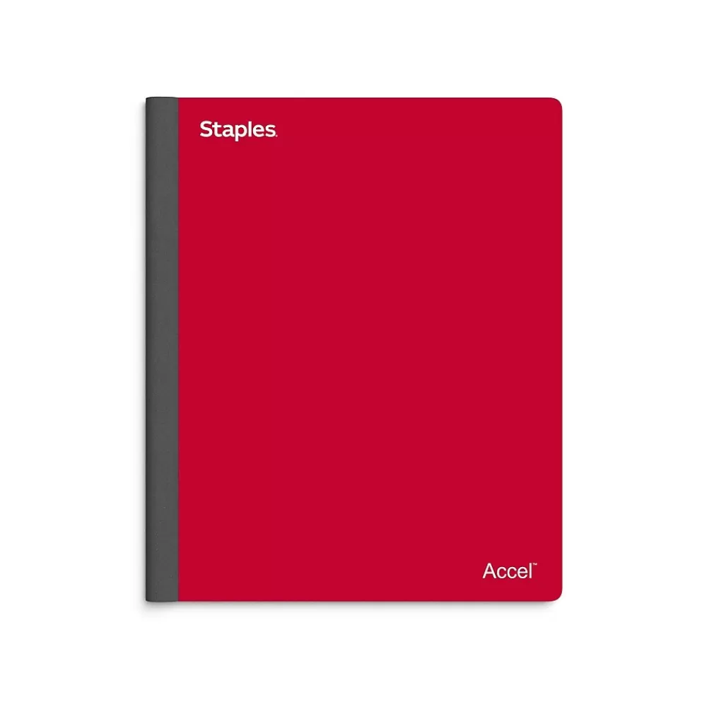 Staples Subject Notebooks<Premium 3-Subject Notebook, 8.5" x 11", College Ruled, 150 Sheets, (ST58332)