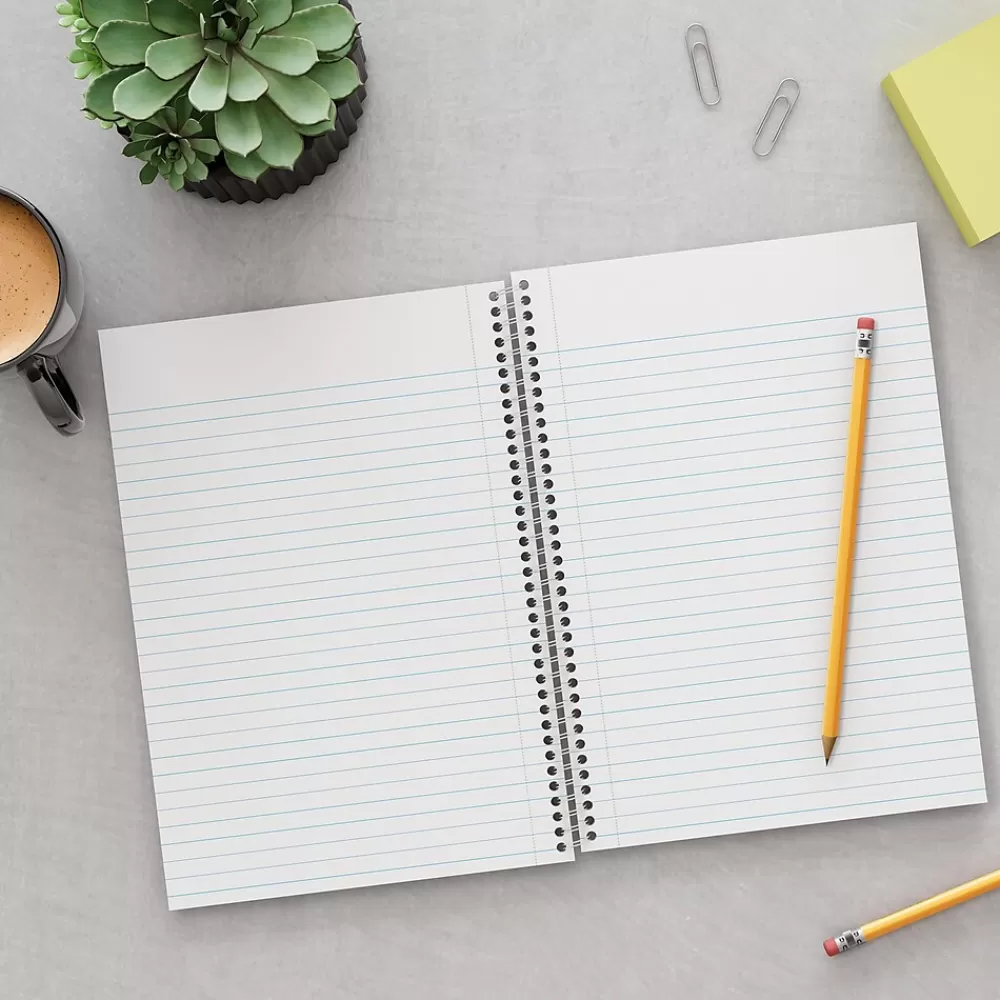 Staples Subject Notebooks<Premium 1-Subject Notebook, 4.38" x 7", College Ruled, 80 Sheets, Reissue Green (TR58350M)
