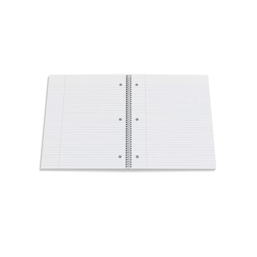 Staples Subject Notebooks<® Premium 1-Subject Subject Notebooks, 8.5" x 11", College Ruled, 100 Sheets, Green, 12/Carton (ST51451CT)