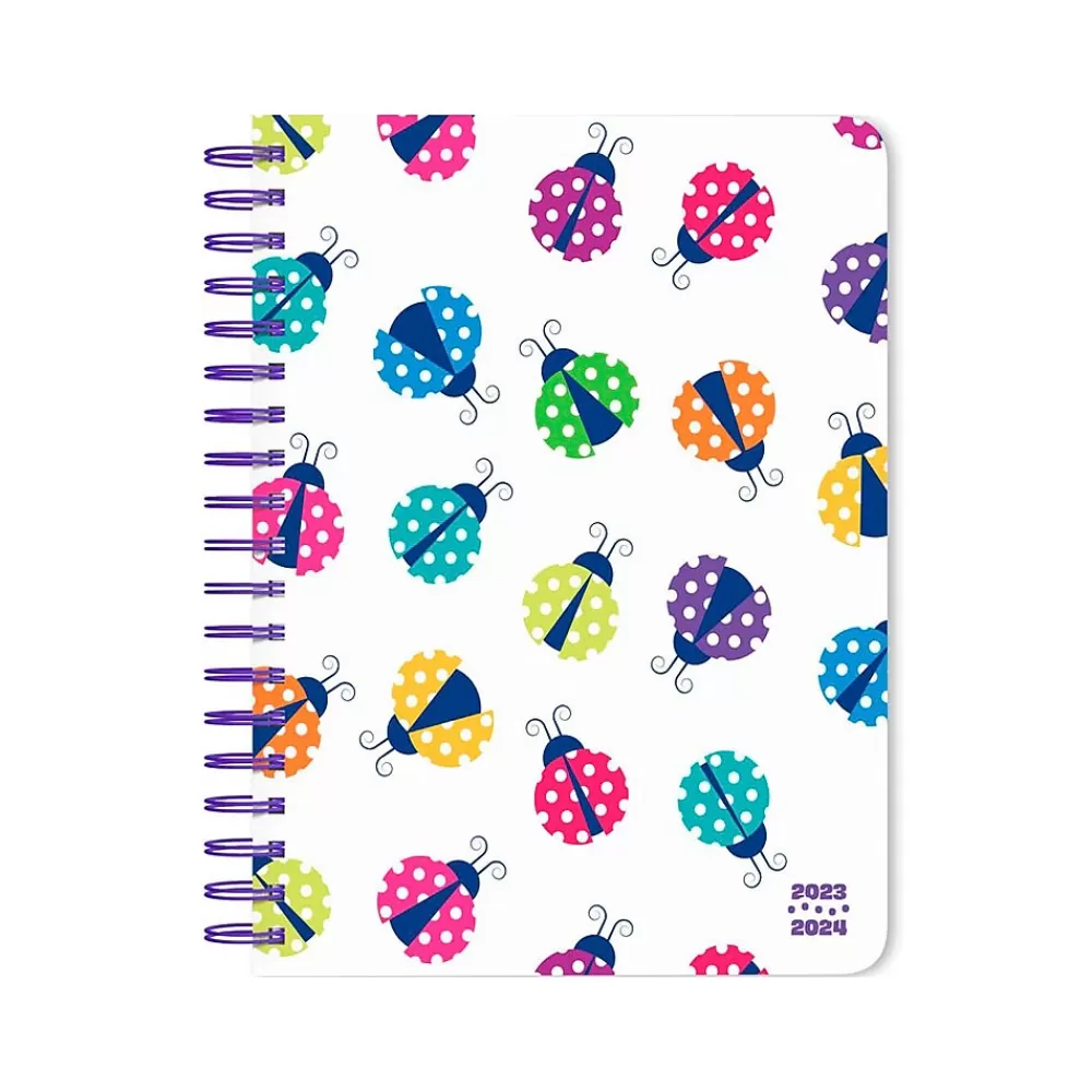 StarGifts Academic Planners<2024 Ladybug Party 6" x 7.75" Academic & Calendar Weekly Planner, Paperboard Cover, Multicolor (9781975472009)