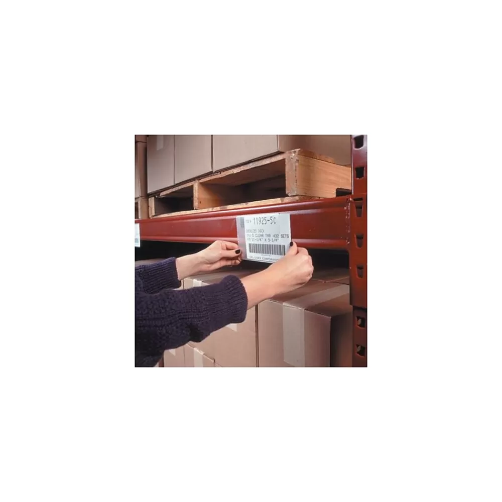 Unbranded Labels<Superscan 4" x 6" Inkjet/Laser Self Adhesive Label Holder Envelope, Clear (LH142)