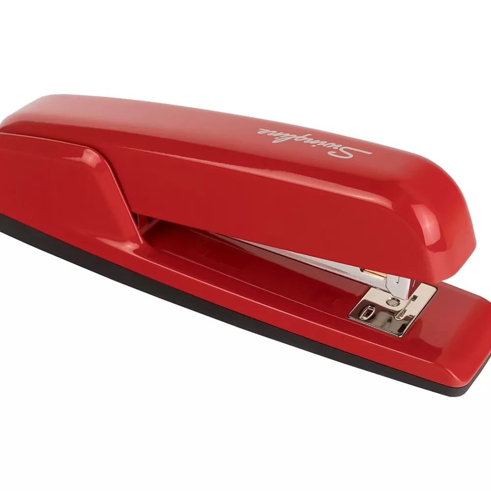 Swingline Staplers<747 Business Stapler, 25 Sheet Capacity, Rio Red (74736)