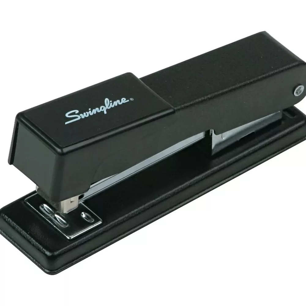 Swingline Staplers<Compact Desk Stapler with 1,000 Staples Included, 20 Sheet Capacity, Black, (78911)