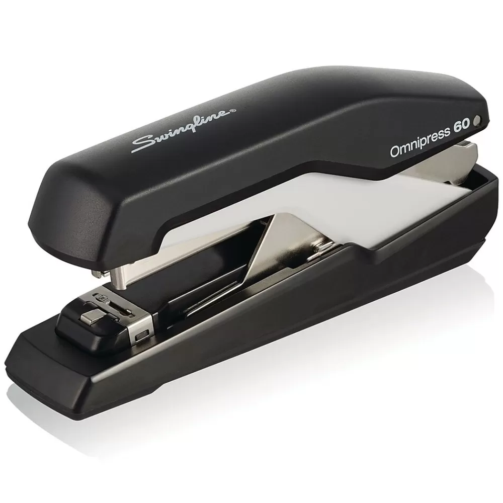 Swingline Staplers<Desktop Stapler, 60 Sheet Capacity, Black/Grey (5000590)