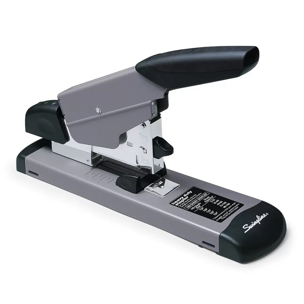 Swingline Staplers<Heavy Duty Desktop Stapler, 160 Sheet Capacity, Black/Gray (39005)