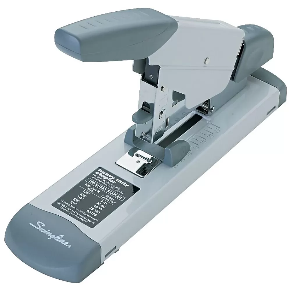 Swingline Staplers<Heavy Duty Desktop Stapler, 160 Sheet Capacity, Platinum (39002)