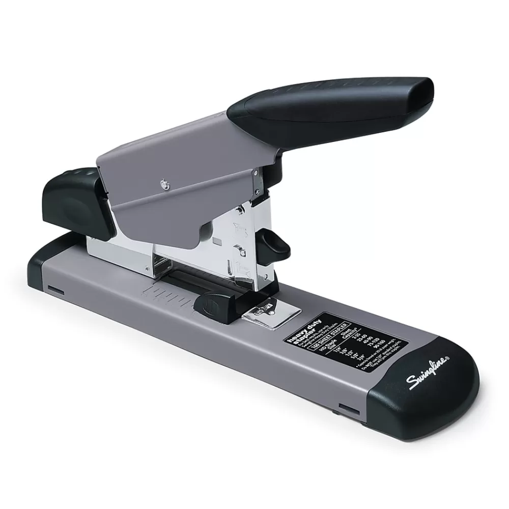 Swingline Staplers<Heavy Duty Desktop Stapler, 160-Sheet Capacity, Black/Gray (39005)