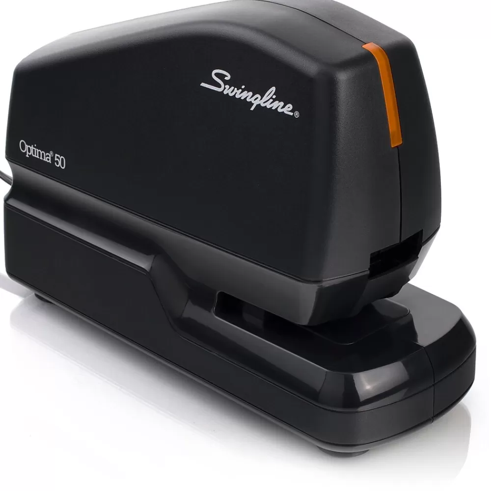 Swingline Staplers<Optima 50 Electric Desktop Stapler, 50-Sheet Capacity, Staples Included, Black (48209)