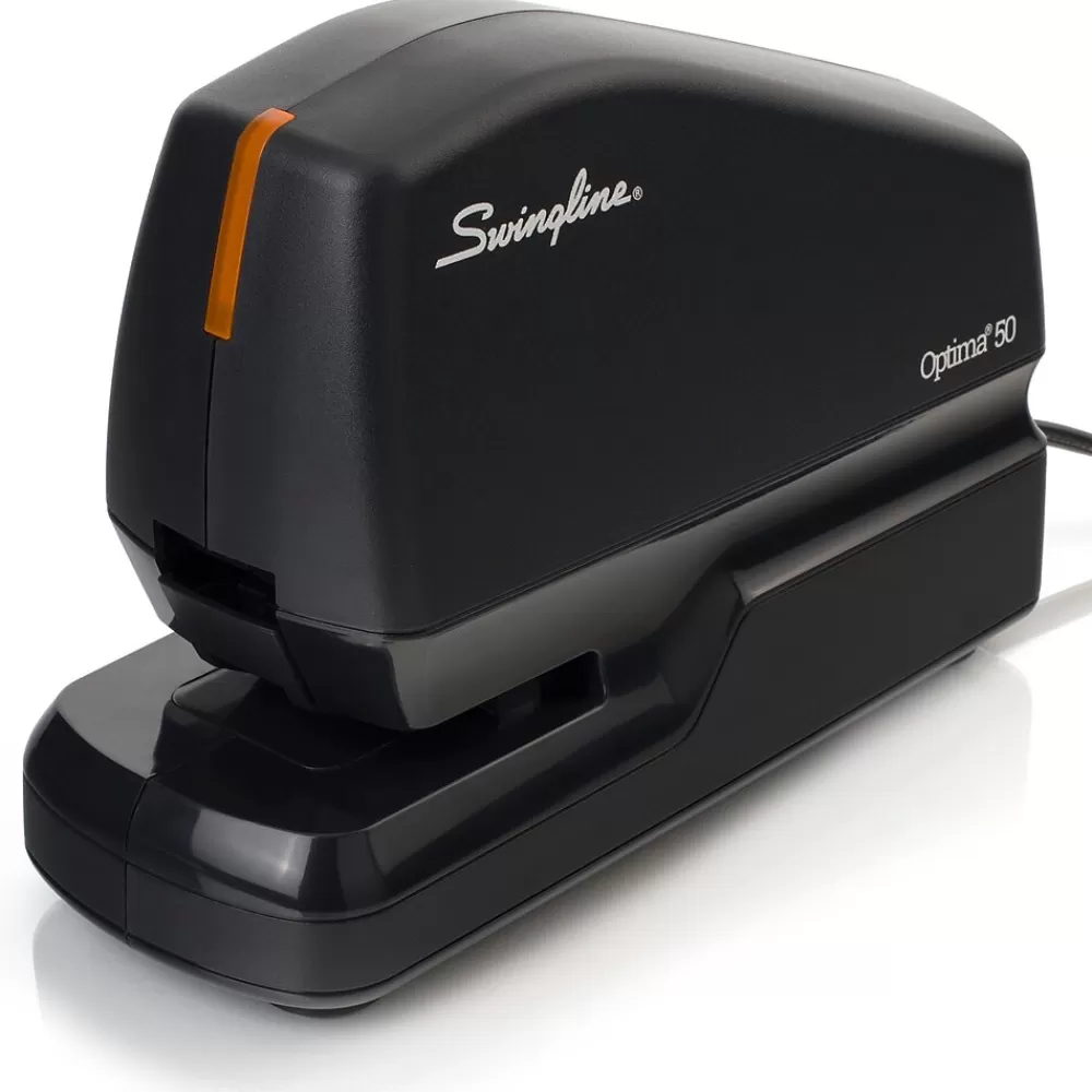 Swingline Staplers<Optima 50 Electric Desktop Stapler, 50-Sheet Capacity, Staples Included, Black (48209)