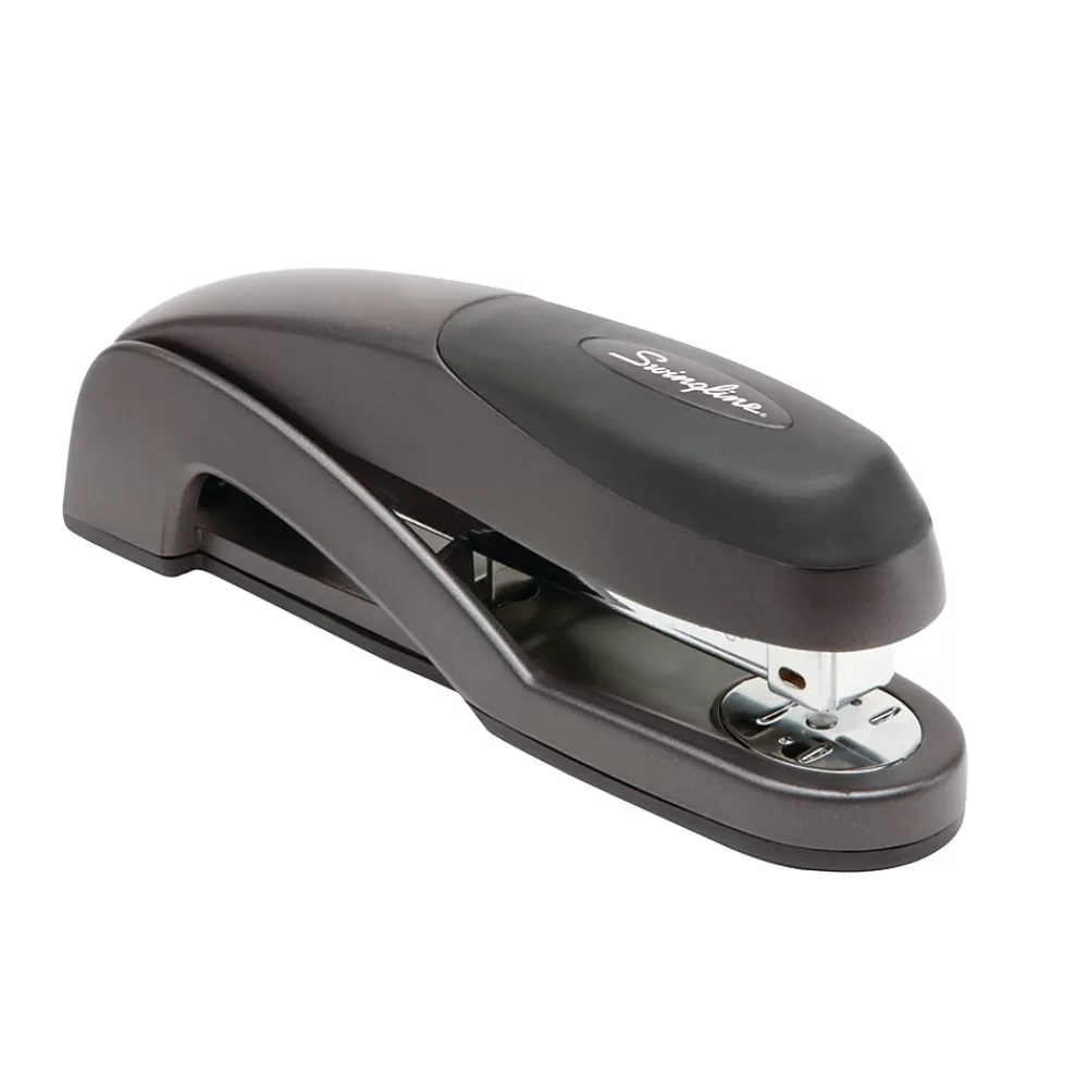 Swingline Staplers<® Optima® Desk Stapler, 25 Sheet Capacity, Graphite Black (87800)