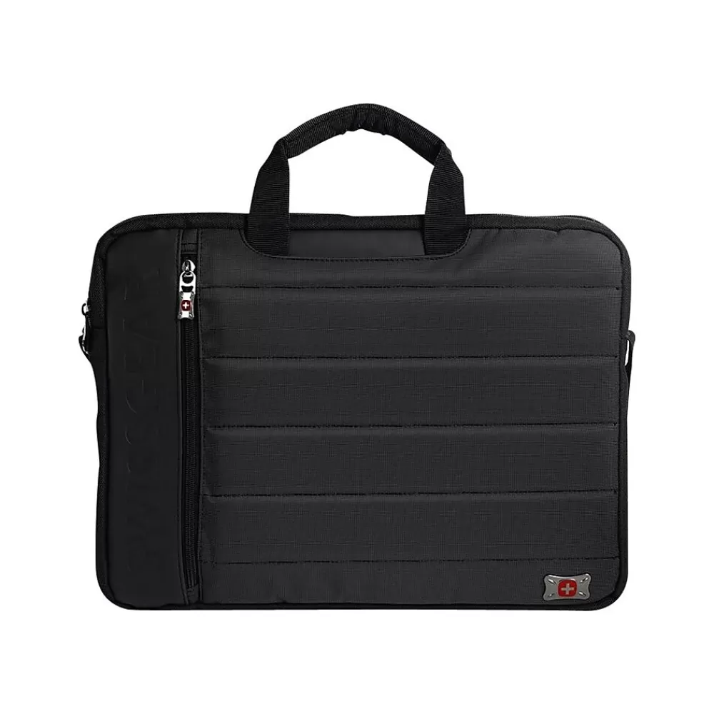 SWISSGEAR Laptop Bags<Anthem 17" Polyester Laptop Bag, Gray/Black (2790204582)