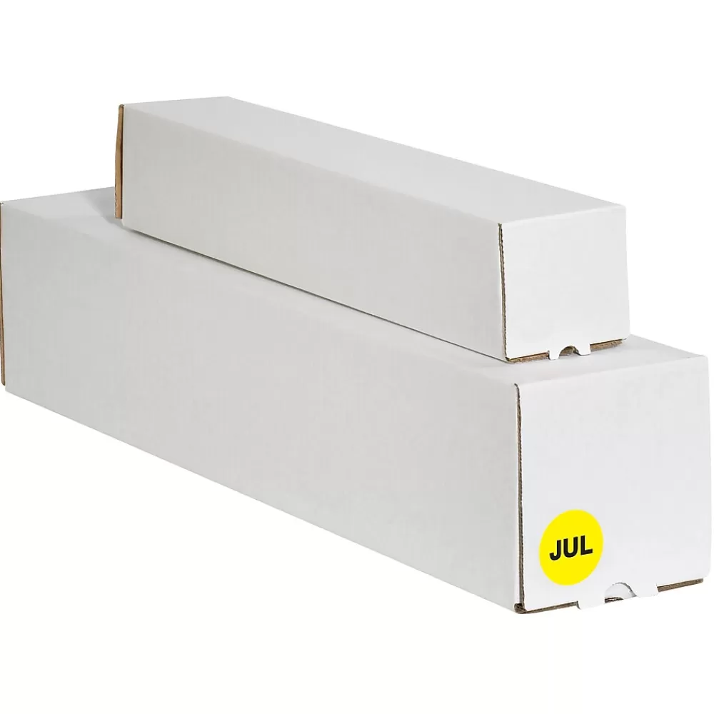 Tape Logic Labels<1" Circle "JUL" Month of the Year Labels, Fluorescent Yellow, 500/Roll