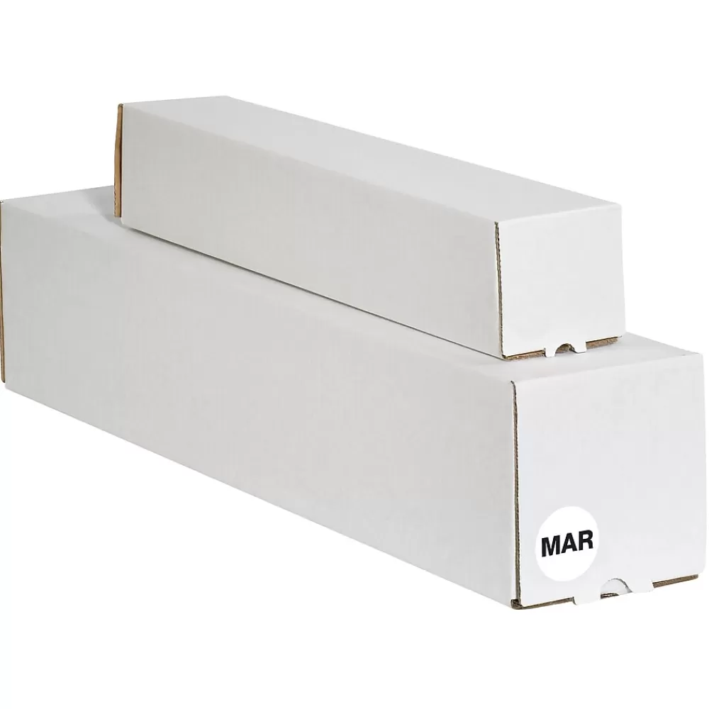 Tape Logic Labels<1" Circle "MAR" Month of the Year Labels, White, 500/Roll