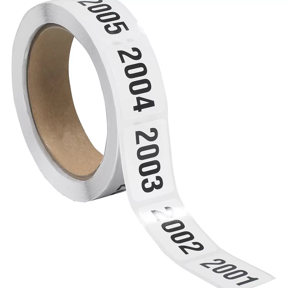 Tape Logic Labels<1" x 1 1/2" Consecutive Numbered Labels, 2001-2500, 500/Roll