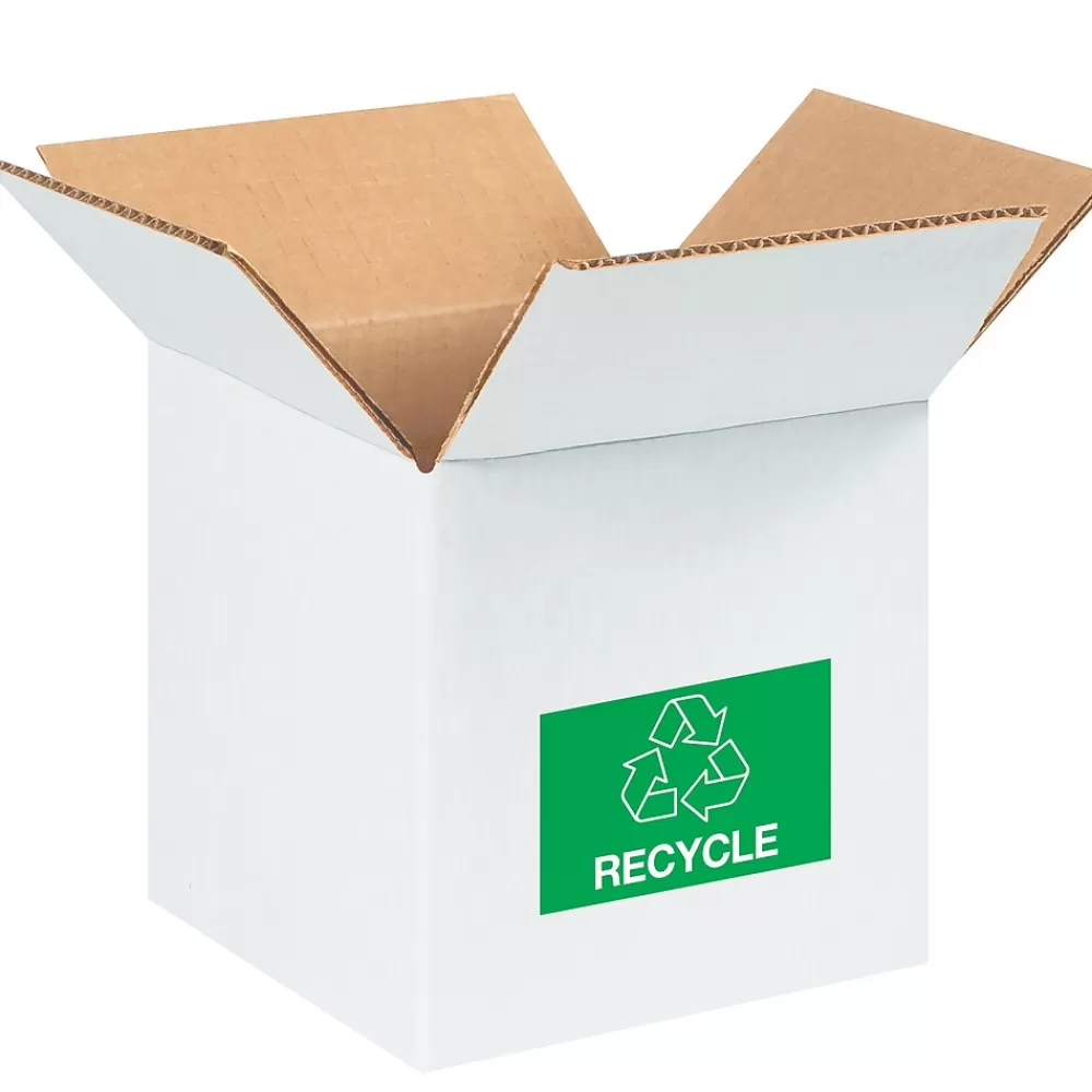 Tape Logic Labels<2" x 3" "RECYCLE" Rectangle Inventory Label, Green, 500/Roll