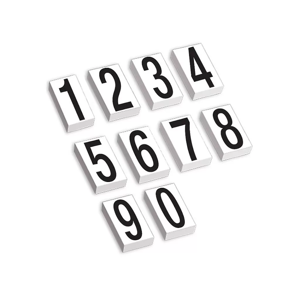 Tape Logic Labels<Number Kit Multipurpose Labels, 3 1/2" x 1/2", White, 600 Labels/Pack (DL9315)