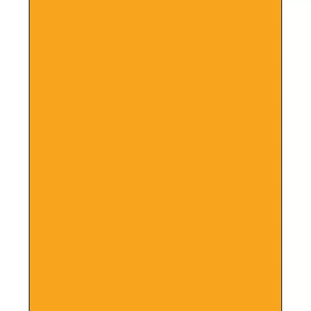 Tape Logic Labels<® Rectangle Laser Labels, 8 1/2" x 11", Fluorescent Orange, 100/Case (LL185OR)